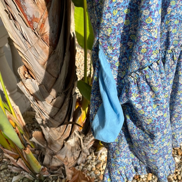 Universal Thread Spaghetti Strap Dress Sundresss Lounge Pockets Tiered Loose - Picture 4 of 8